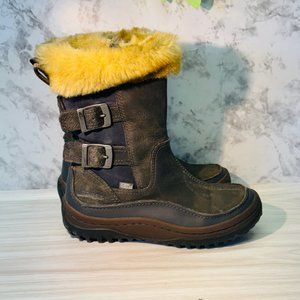 Merrell Select Dry Wild Dove 200 Gram Insulated Zip Fur Top Snow girls Boots 5